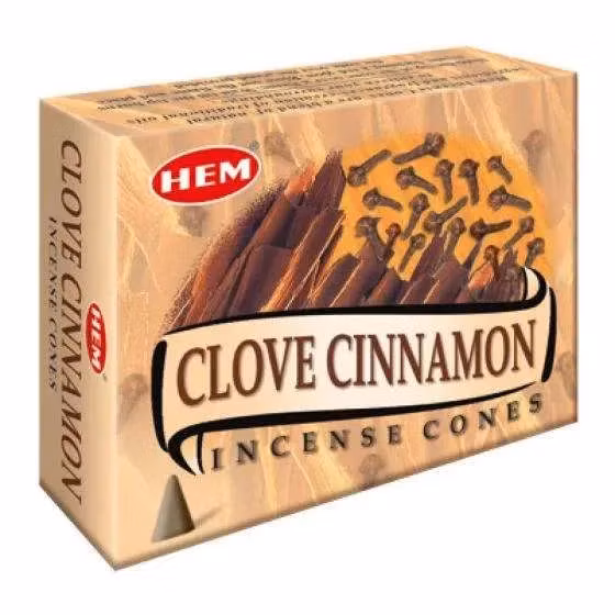 HEM – Clove Cinnamon (Kryddnejlika & Kanel), rökelsekoner