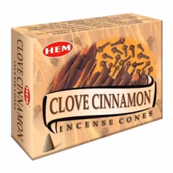 HEM – Clove Cinnamon (Kryddnejlika & Kanel), rökelsekoner