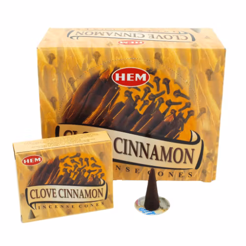 HEM – Clove Cinnamon (Kryddnejlika & Kanel), rökelsekoner