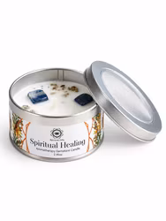Green Tree – Spiritual Healing Florida Water, doftljus med Lapis Lazuli