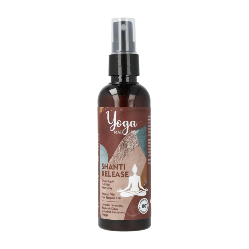 Shanti Release Yoga Mat Spray – lavendel, geranium, bergamott, kardemumma och apelsin