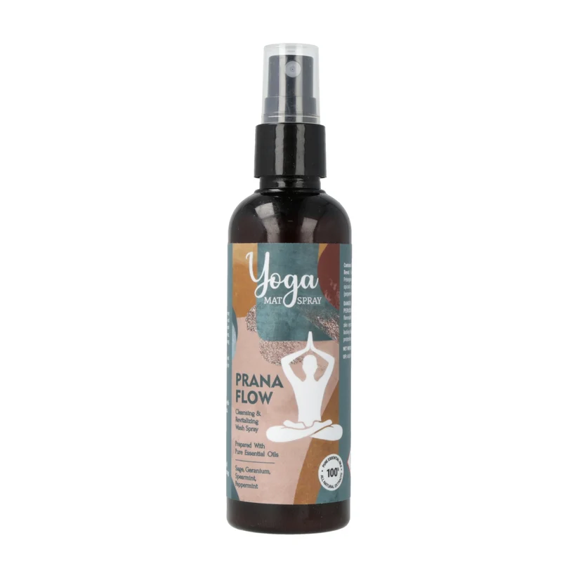 Prana Flow Yoga Mat Spray – salvia, geranium, grönmynta och pepparmynta
