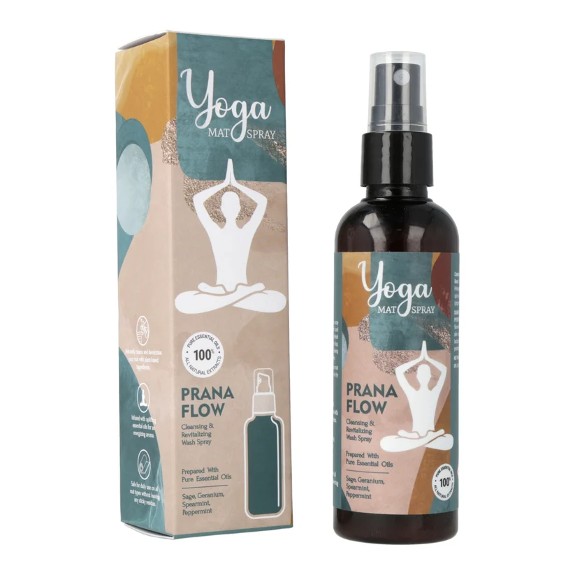Prana Flow – rengörande uppfräschningsspray för yogamatta 100 ml