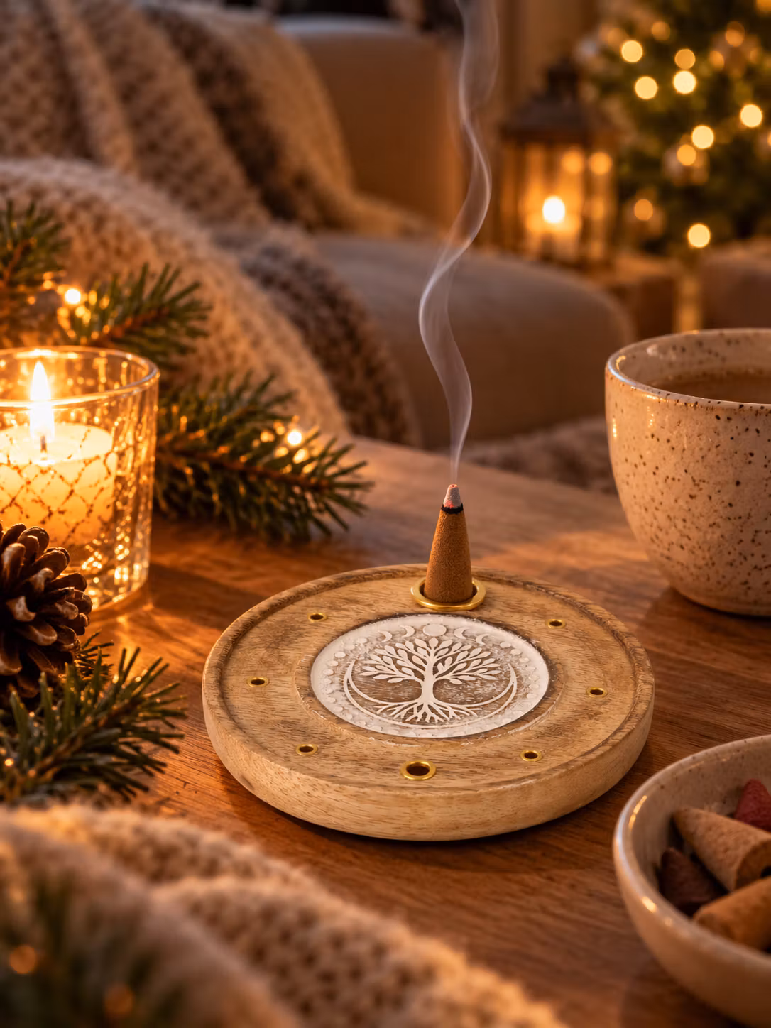 Rökelsekalender med koner – presentidé med digital lucköppning och 24 doftstunder
