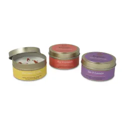 Song of India Organic Goodness – Smudge doftljus gåvoset, 3-pack