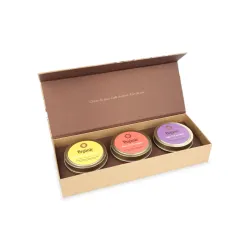 Song of India Organic Goodness – Smudge doftljus gåvoset, 3-pack