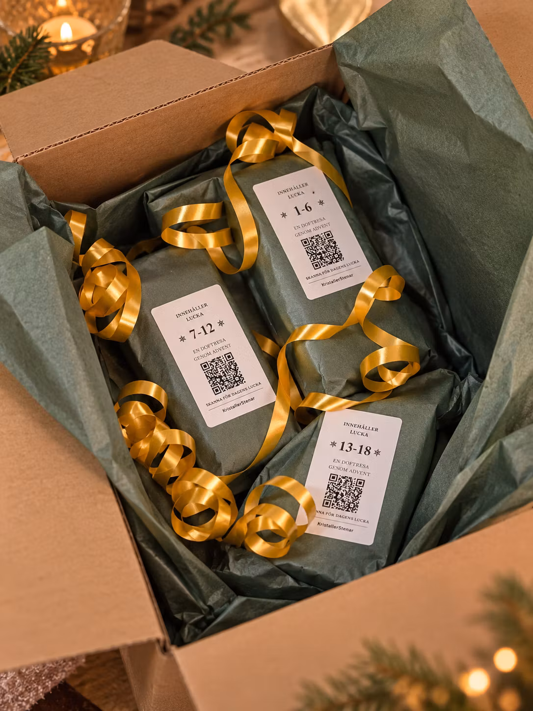 Rökelsekalender med rökelsepinnar – adventskalender med varierande dofter och digital lucköppning