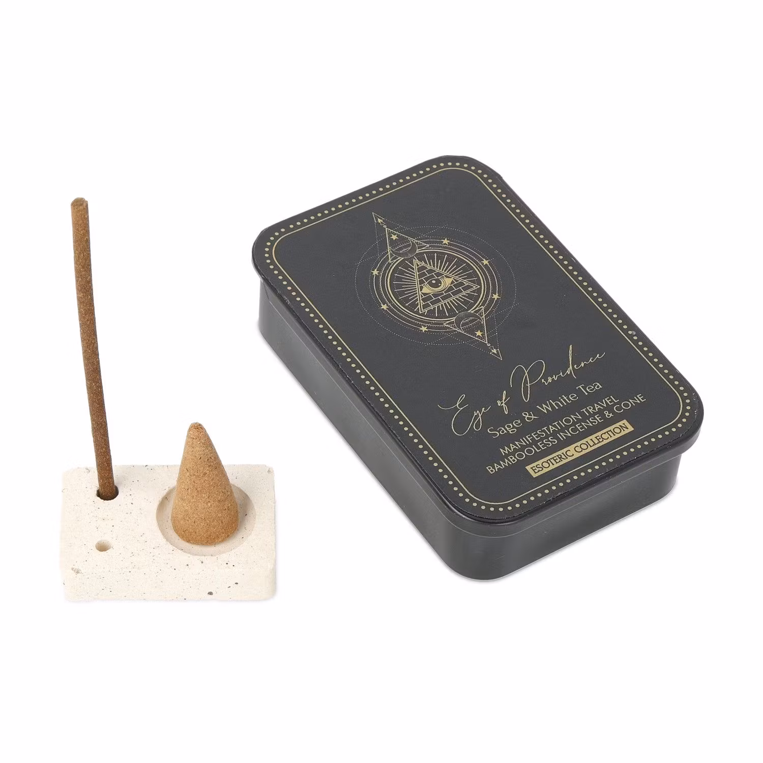 PureWorks Esoteric Collection Eye of Providence rökelsebox med hållare