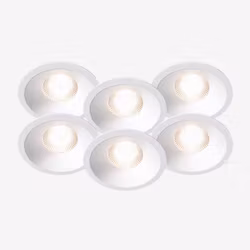 Plejd Downlight Deep DWN-02-W Vit 6-Pack