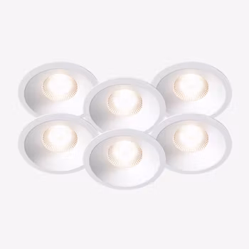 Plejd Downlight Deep DWN-02-W Vit 6-Pack