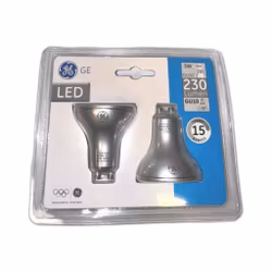 2-Pack LED GU10 3W 2700K
