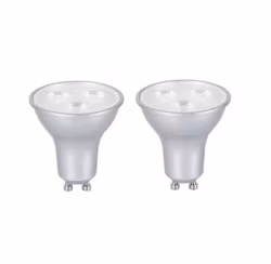 2-Pack LED GU10 3W 2700K