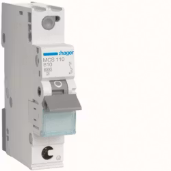 10A Hager Dvärgbrytare med C-karakteristik Quick Connect