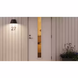 Plejd Väggarmatur OUT-02-U-B LED Smart Uttag Svart
