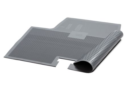 Kit 1: Rubber floor mats front and rear for Saab 92 & 93 years. 1949-1960, Saab 95 & 96 years. 1960-1963, Saab 95 & 96 årsm.1965-1970. Grey