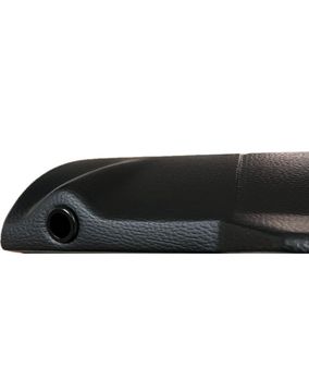Defroster nozzles for Dash Pad for Saab 95, 96. Fits year model 1960-1980. Color: Black.