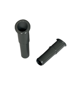 Defroster nozzles for Dash Pad for Saab 95, 96. Fits year model 1960-1980. Color in original grey.