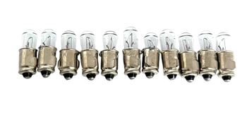 Lights for dashboard Saab 92, 93, 95 & 96. Complete set.