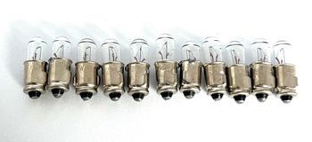 Lights for dashboard Saab 92, 93, 95 & 96. Complete set.