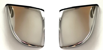 Stainless steel sheets for wheel arch edge in chrome design for Saab 92, 93, 95 & 96.