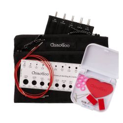 ChiaoGoo Twist Red Lace utbytbara ändstickor set MINI 1,5-2,5 mm