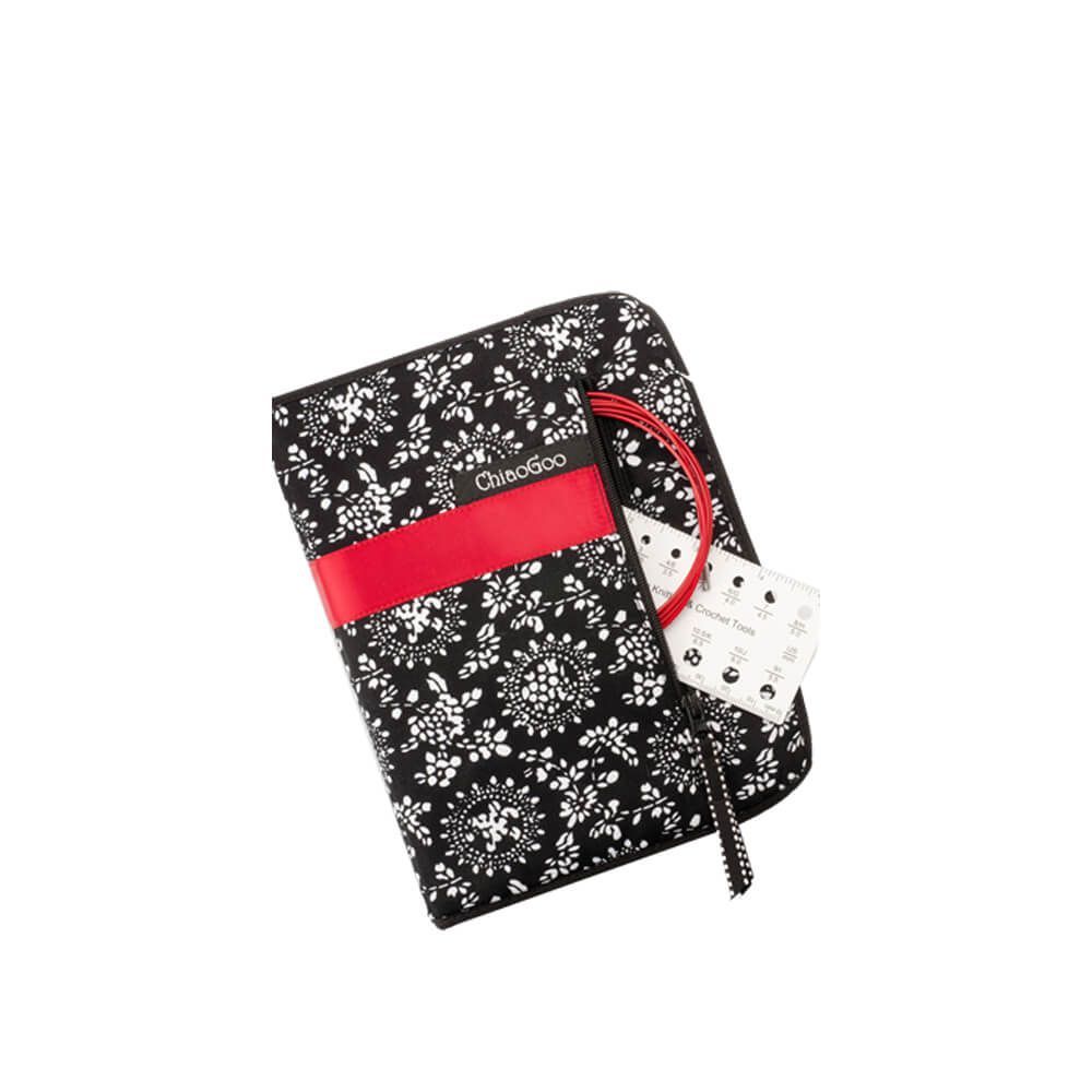 ChiaoGoo Twist Red Lace utbytbara ändstickor set SMALL 2,75-5,0 mm
