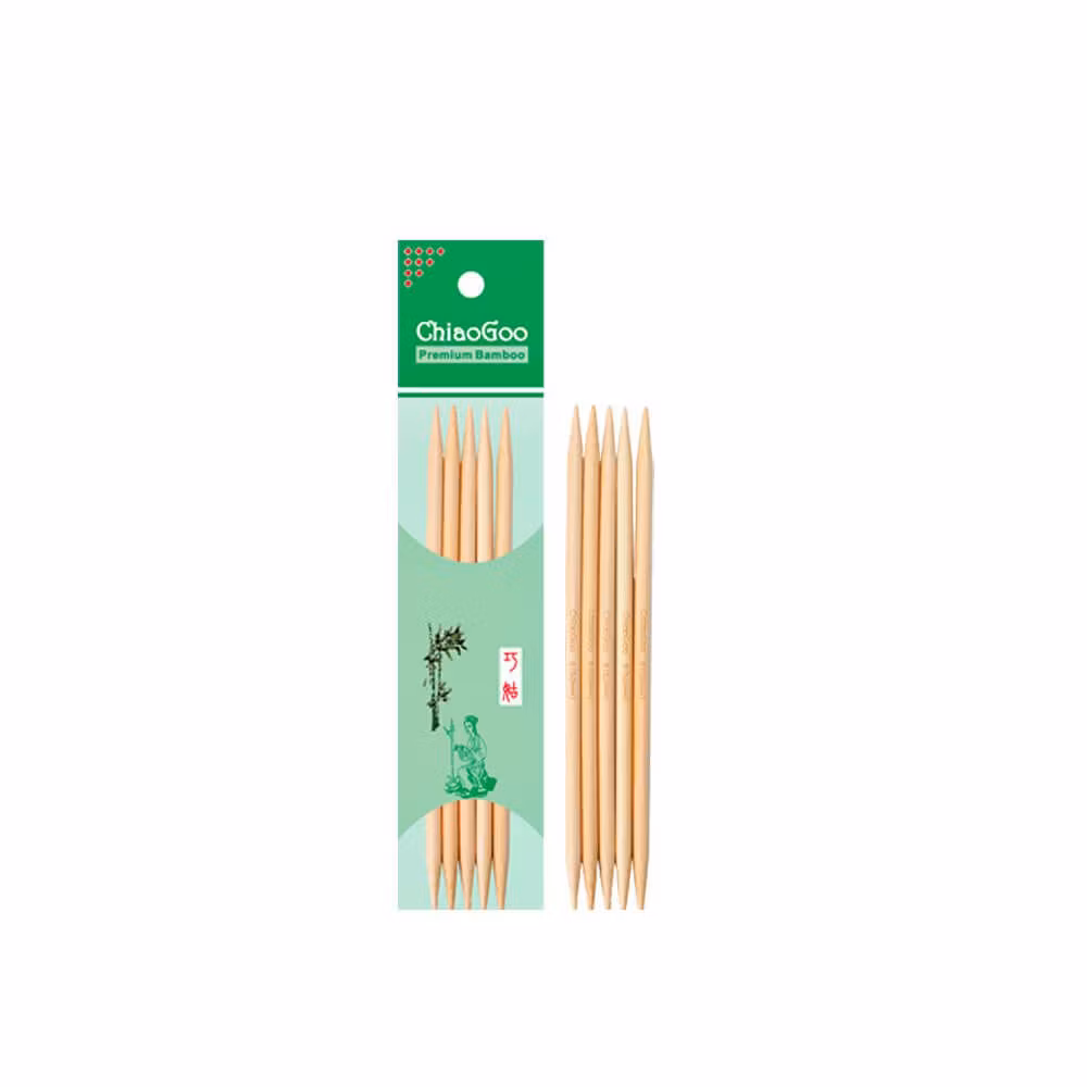 ChiaoGoo Bamboo strumpstickor 20 cm