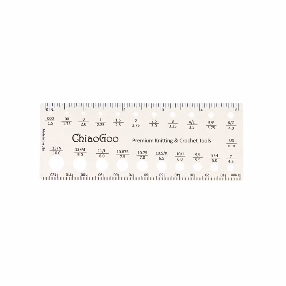 Chiaogoo stickmått