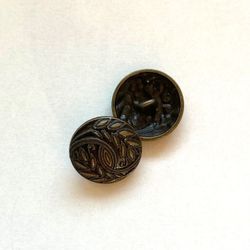 Metallknapp bladverk 20 mm