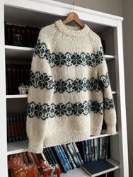 Fiskartröja de Luxe XL/52 - av Beatrice Olsson PDF-mönster