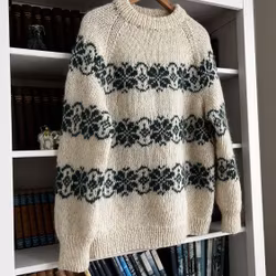 Fiskartröja de Luxe XL/52 - av Beatrice Olsson PDF-mönster