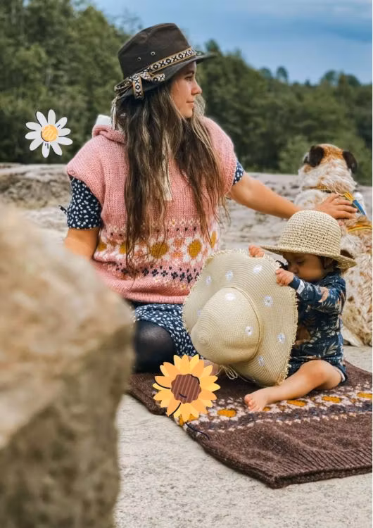 Pokharavest mönster (norska) - Linka Neumann digital PDF