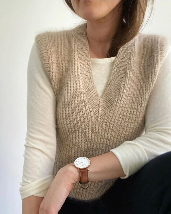 Friday Slipover V-neck - Petiteknit