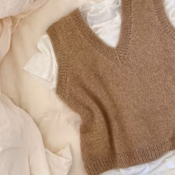 Stockholm Slipover V-neck - Petiteknit