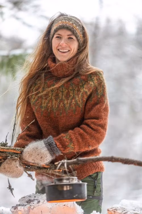 Garnkit Tusseladd Polar Cognac av Linka Neumann