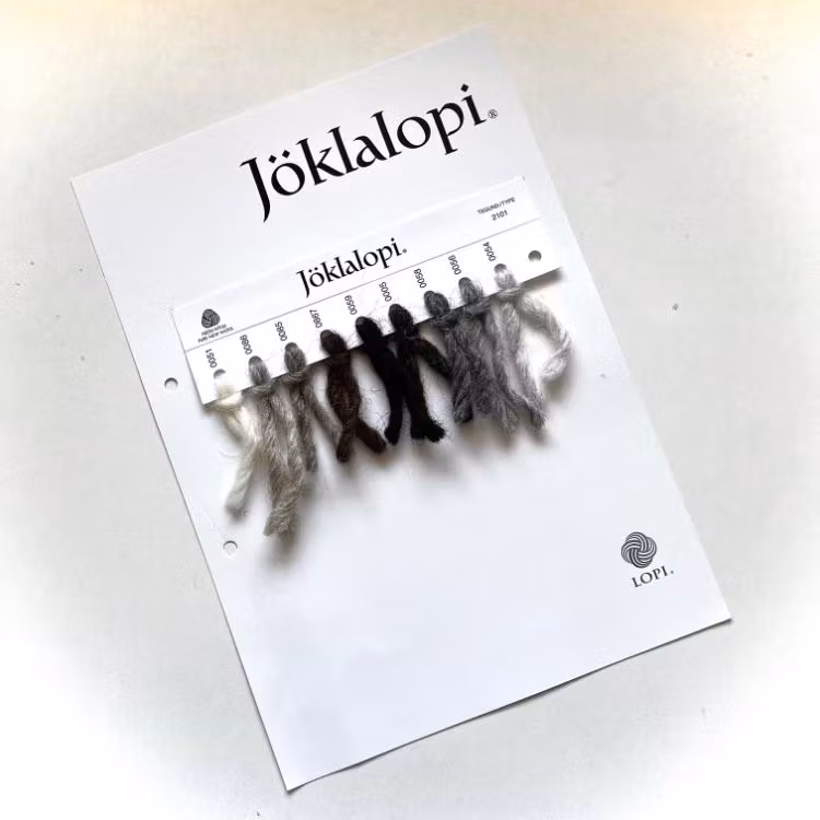 Istex Jöklalopi färgkarta