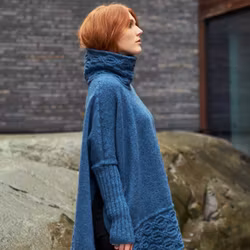 Garnkit Donia Poncho - Hillesvåg/Linda Marveng (norska)