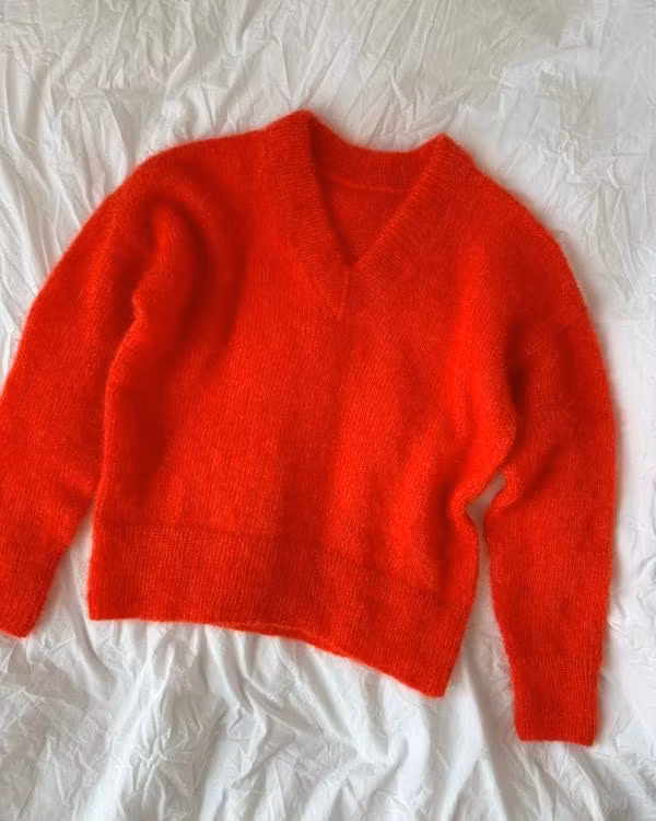 Stockholm Sweater V-neck - Petiteknit