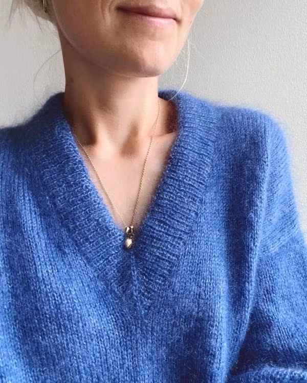 Stockholm Sweater V-neck - Petiteknit