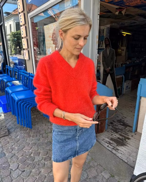Stockholm Sweater V-neck - Petiteknit