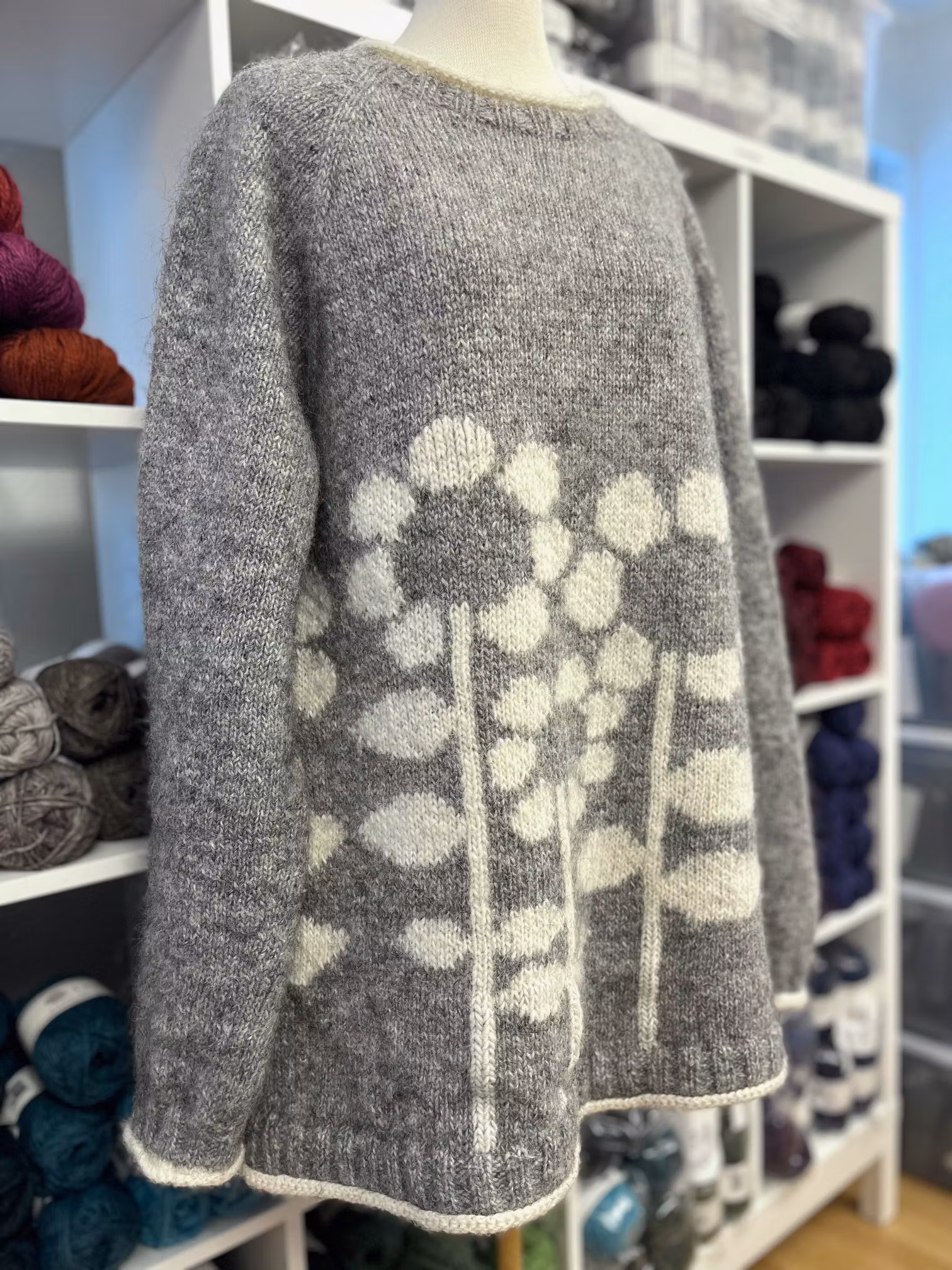Garn/mönsterkit Leena sweater - Marita Clementz