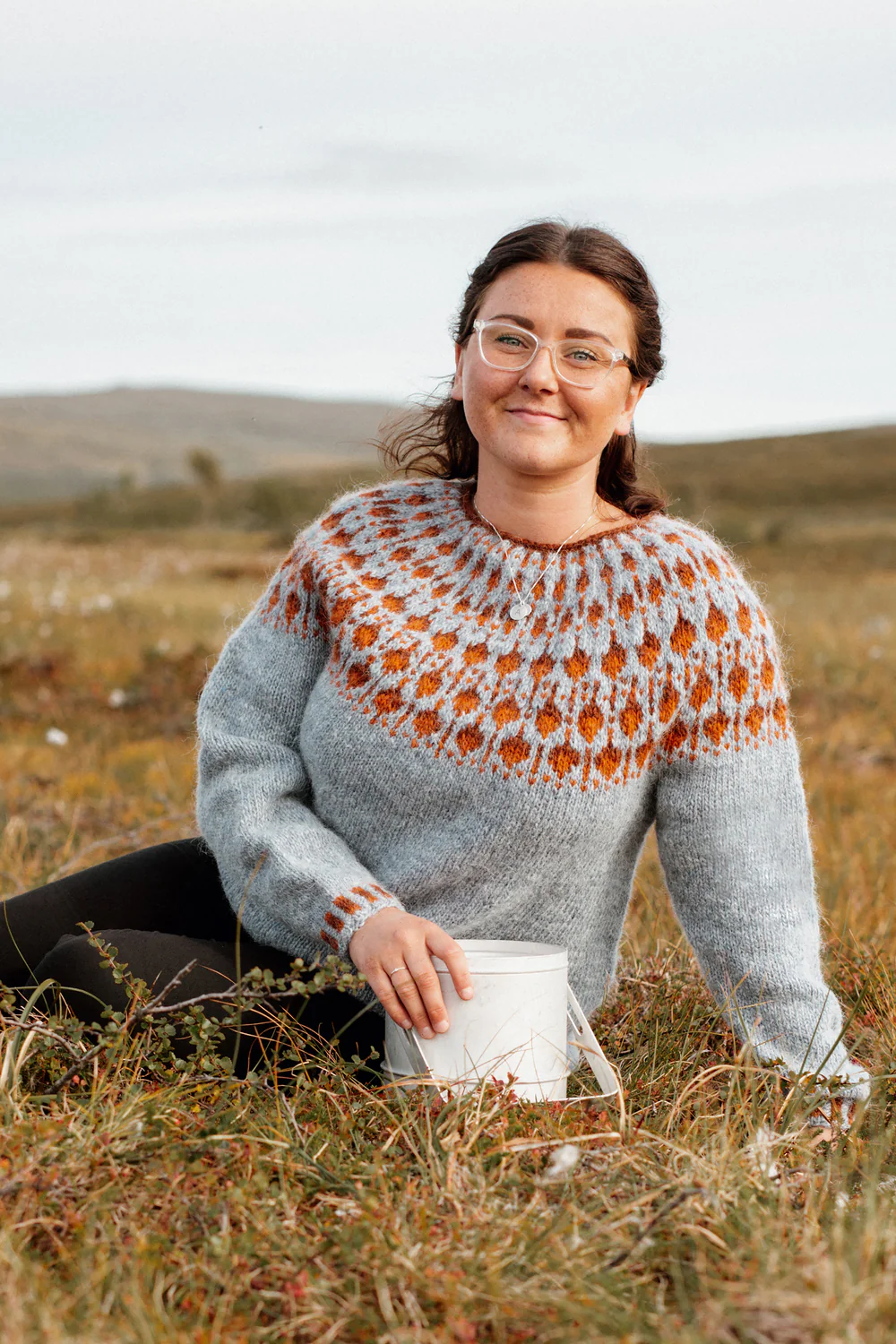 Sisu Knitwear - Cloudberry (Multebær) Sweater (PDF)