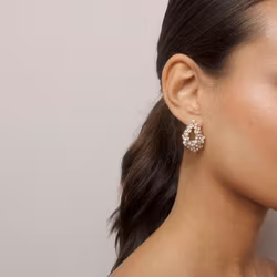 ALICE PEARL EARRINGS – IVORY SILK