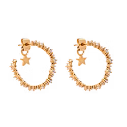 CAPELLA HOOPS EARRINGS – CRYSTAL