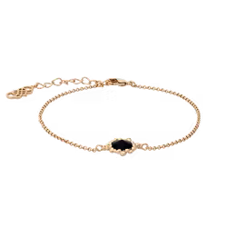 MISS BONNIE BRACELET – JET (GOLD)