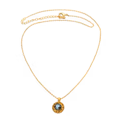 SOFIA NECKLACE – GREY LACQUER
