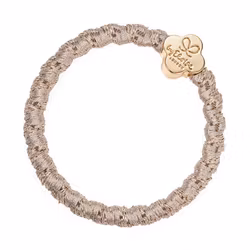 Woven Gold Quatrefoil Blonde