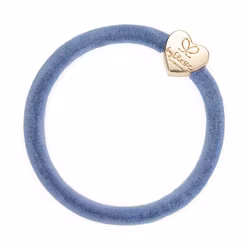 Velvet Gold Heart Dove Blue
