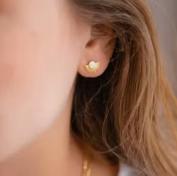 ENAMEL STUDS SOLEIL
