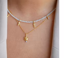 ENAMEL NECKLACE STARFISH